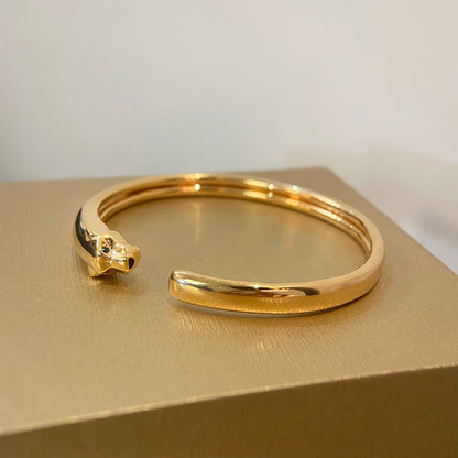 [Max Jewelry ]PANTHERE GOLD OPEN BRACELET