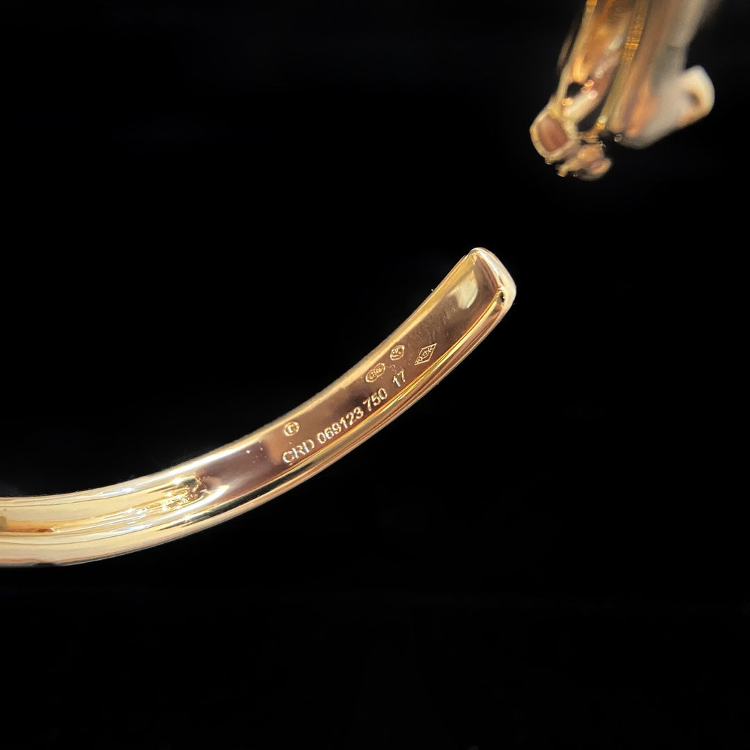 [Max Jewelry ]PANTHERE GOLD OPEN BRACELET