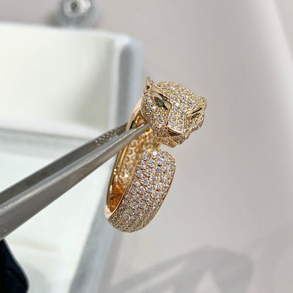 [Max Jewelry ]PANTHERE PINK GOLD DIAMOND RING