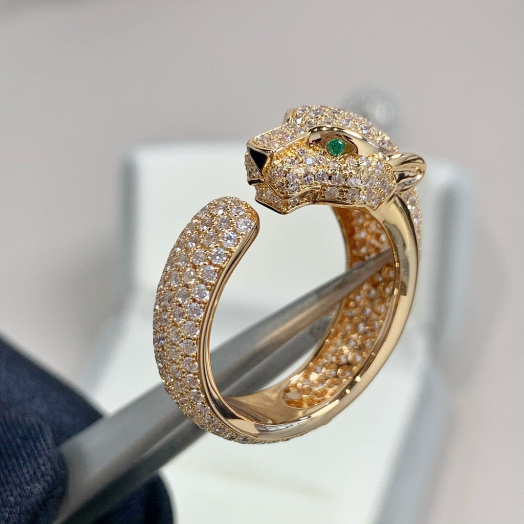 [Plus&Max]PANTHERE PINK GOLD DIAMOND RING