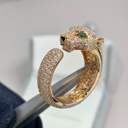 [Max Jewelry ]PANTHERE PINK GOLD DIAMOND RING