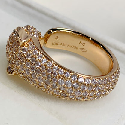 [Max Jewelry ]PANTHERE PINK GOLD DIAMOND RING