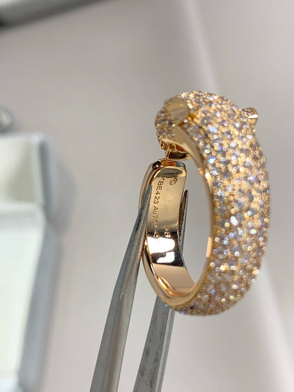 [Max Jewelry ]PANTHERE PINK GOLD DIAMOND RING