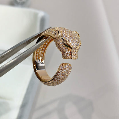 [Max Jewelry ]PANTHERE PINK GOLD DIAMOND RING