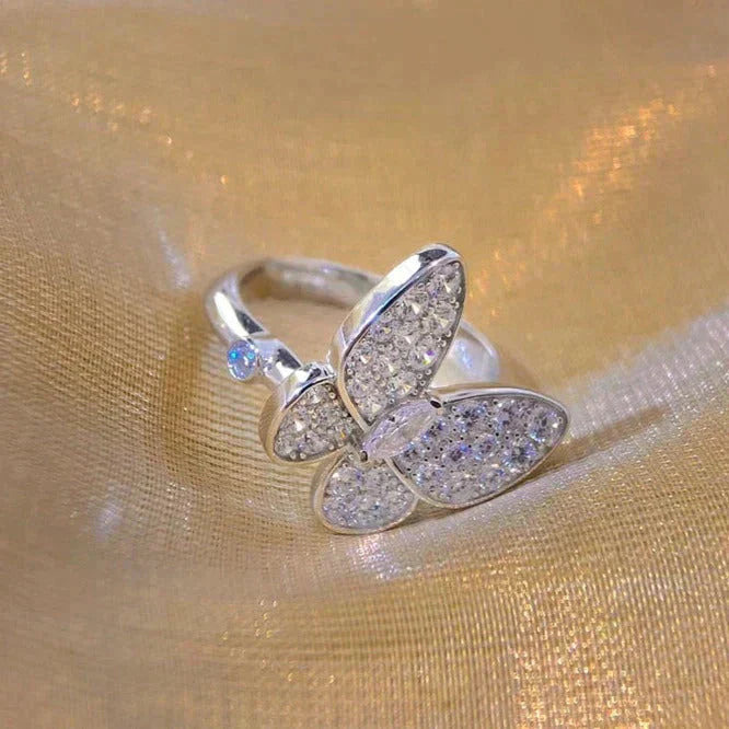 [Max Jewelry ]BUTTERFLY DIAMOND RING