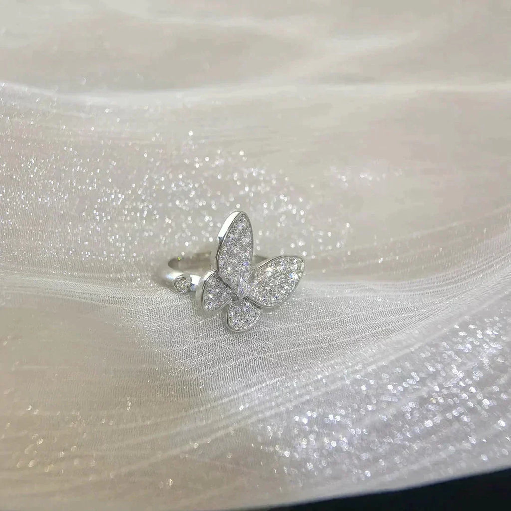 [Plus&Max]BUTTERFLY DIAMOND RING
