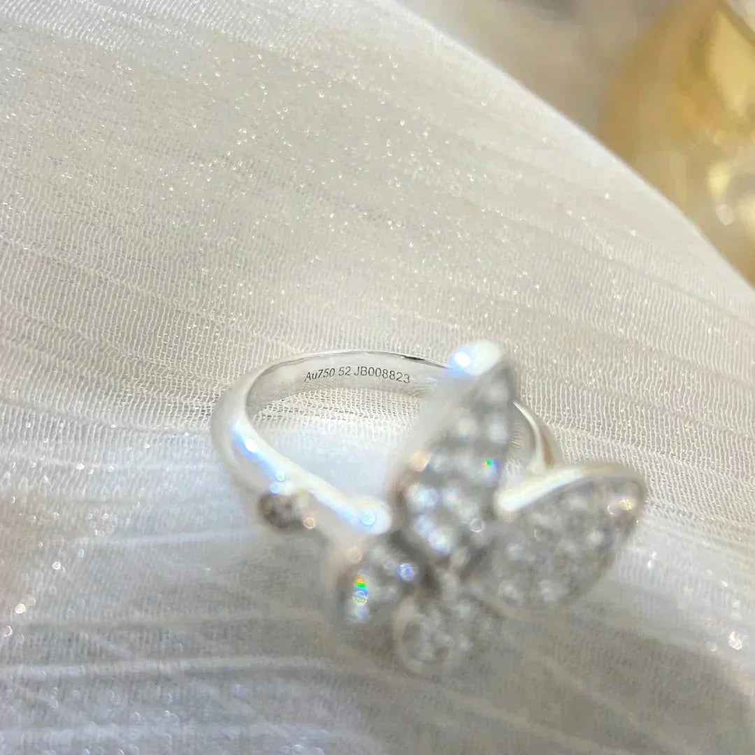 [Max Jewelry ]BUTTERFLY DIAMOND RING
