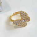 [Plus&Max]BUTTERFLY DIAMOND RING