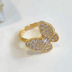 [Plus&Max]BUTTERFLY DIAMOND RING