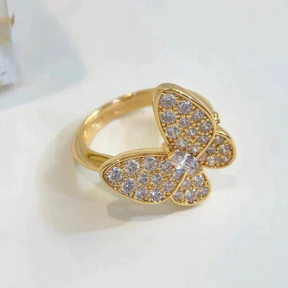 [Max Jewelry ]BUTTERFLY DIAMOND RING