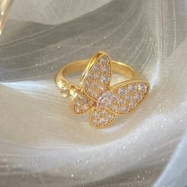 [Max Jewelry ]BUTTERFLY DIAMOND RING