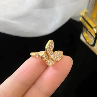 [Max Jewelry ]BUTTERFLY DIAMOND RING
