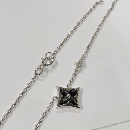 [Max Jewelry ]STAR BLACK MOP NECKLACE