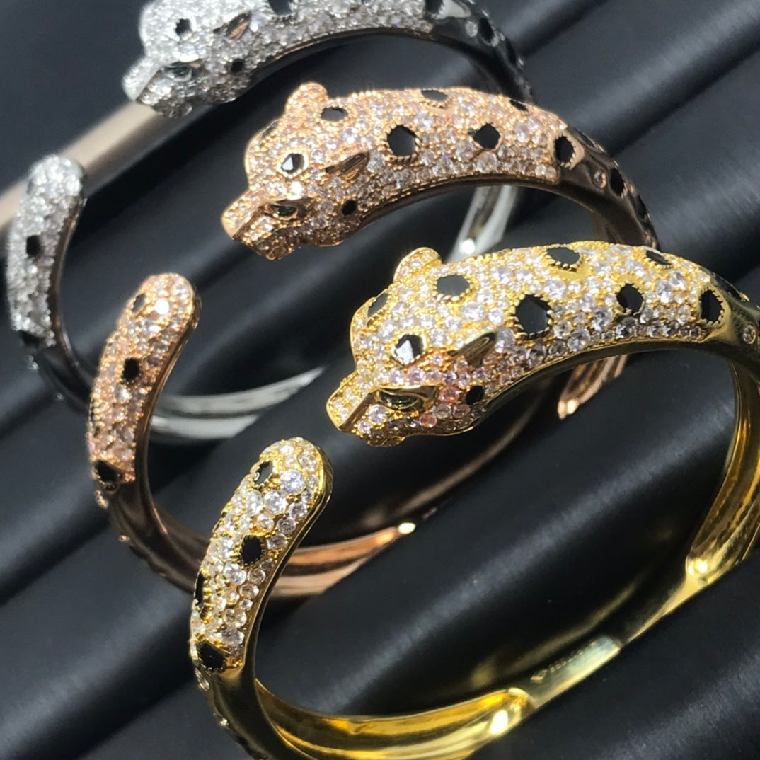 [Max Jewelry ]PANTHERE BIG BRACELET DIAMONDS
