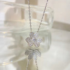 [Plus&Max]FLOWER DIAMOND NECKLACE