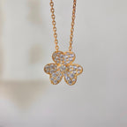[Plus&Max]FLOWER DIAMOND NECKLACE
