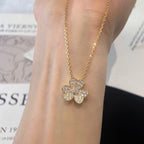 [Plus&Max]FLOWER DIAMOND NECKLACE