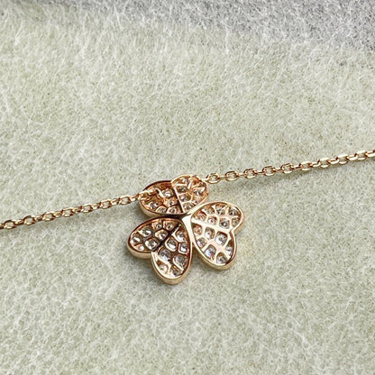 [Max Jewelry ]FLOWER DIAMOND NECKLACE