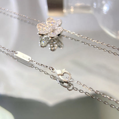 [Max Jewelry ]FLOWER DIAMOND NECKLACE