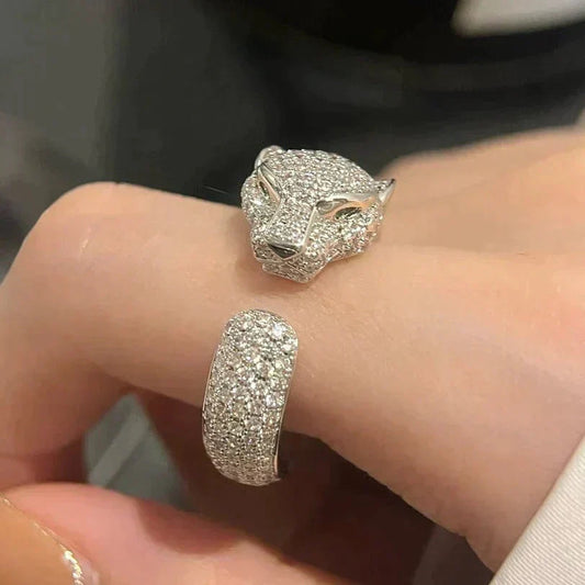 [Max Jewelry ]PANTHERE 5.5MM ALL DIAMOND RING