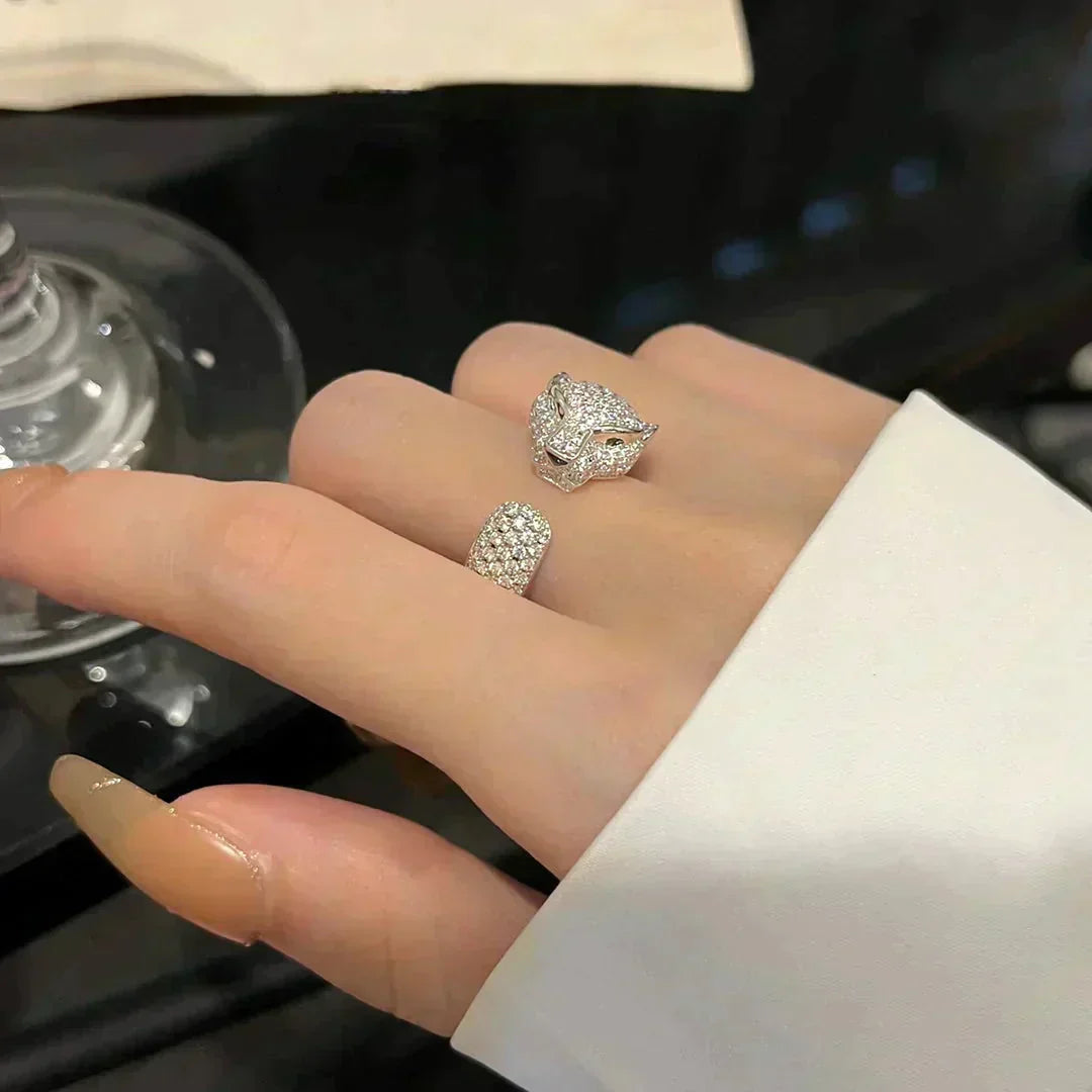 [Max Jewelry ]PANTHERE 5.5MM ALL DIAMOND RING
