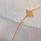 [Plus&Max]COLOR STAR CARNELIAN PINK GOLD DIAMOND BRACELET