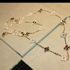 [Plus&Max]CLOVER 20 MOTIFS LASER DIAMOND NECKLACE