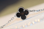 [Plus&Max]CLOVER 20 MOTIFS ONYX DIAMOND SILVER