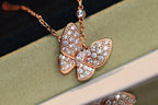 [Plus&Max]BUTTERFLY DIAMOND NECKLACE