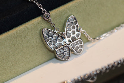[Max Jewelry ]BUTTERFLY DIAMOND NECKLACE