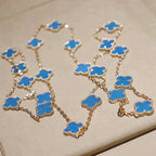 [Plus&Max]CLOVER 20 MOTIFS BLUE AGATE GOLD