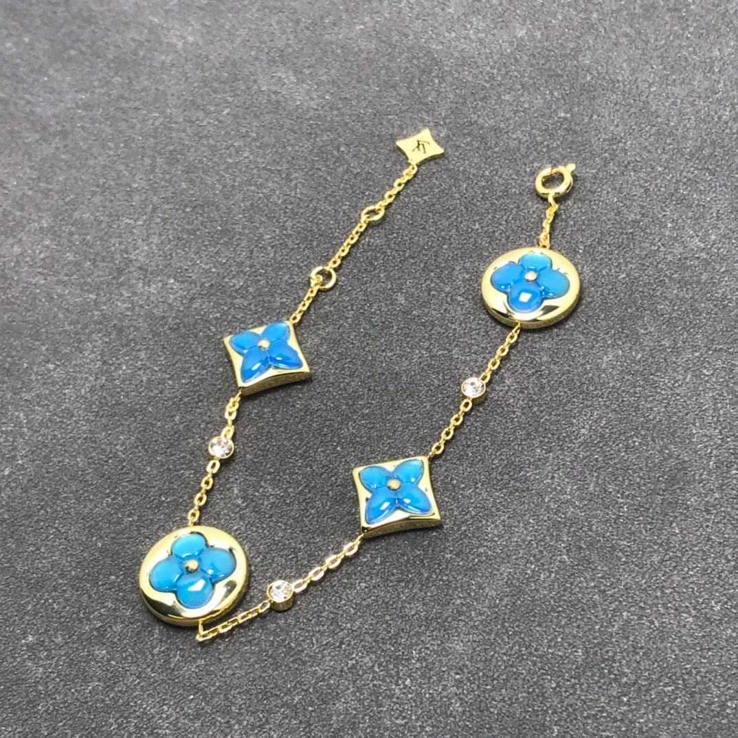 [Max Jewelry ]STAR AND SUN TURQUOISE 4 MOTIFS 3 DIAMONDS