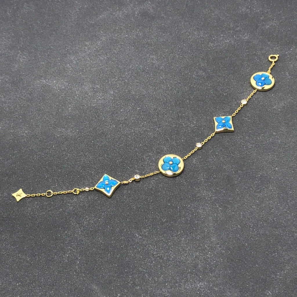 [Plus&Max]STAR AND SUN TURQUOISE 4 MOTIFS 3 DIAMONDS