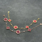 [Plus&Max]STAR AND SUN CARNELIAN 4 MOTIFS 3 DIAMONDS