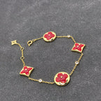 [Plus&Max]STAR AND SUN CARNELIAN 4 MOTIFS 3 DIAMONDS