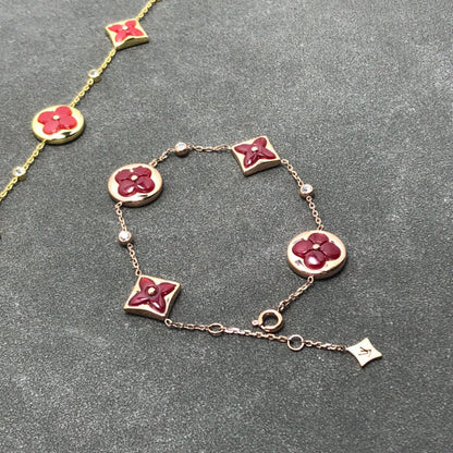 [Max Jewelry ]STAR AND SUN CARNELIAN 4 MOTIFS 3 DIAMONDS