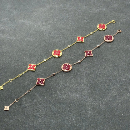 [Max Jewelry ]STAR AND SUN CARNELIAN 4 MOTIFS 3 DIAMONDS