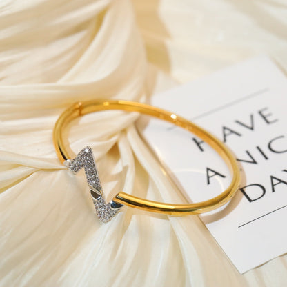 [Max Jewelry ]VOLTE UPSITE DOWN GOLD DIAMOND BRACELET