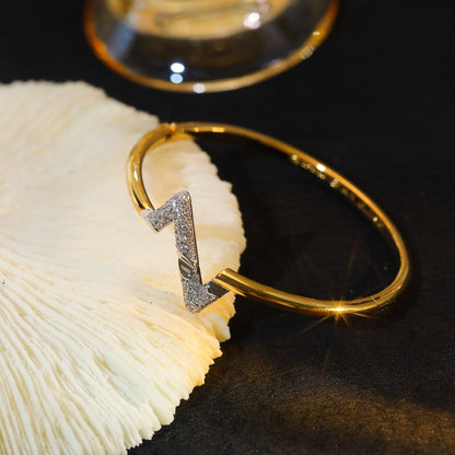 [Max Jewelry ]VOLTE UPSITE DOWN GOLD DIAMOND BRACELET