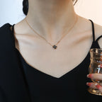 [Plus&Max]SUN PEDANT PINK GOLD 1 DIAMOND NECKLACE