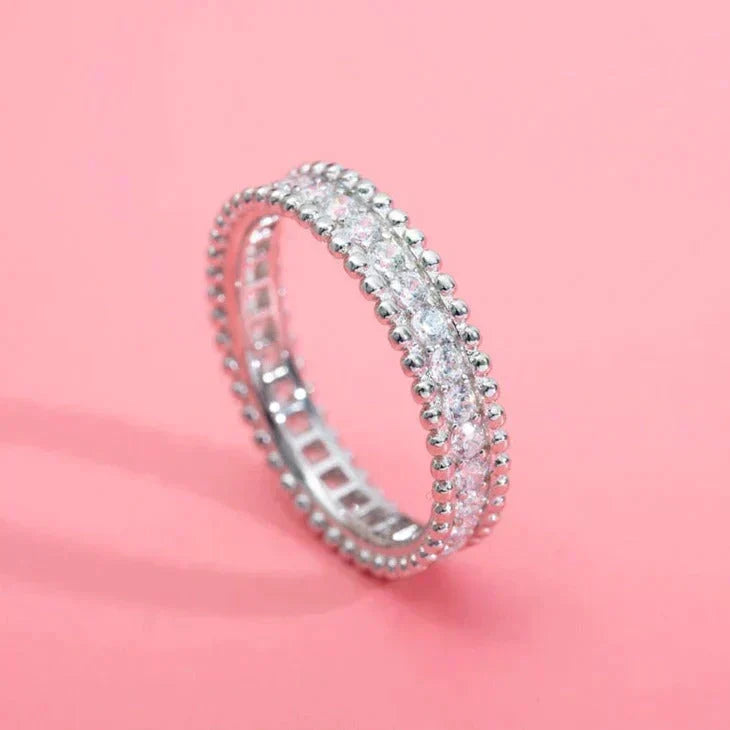 [Plus&Max]PERLEE DIAMOND SILVER RING
