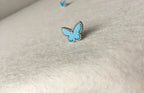 [Plus&Max]BUTTERFLY TURQUOISE EARRINGS SILVER
