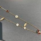 [Plus&Max]LUCKY SPRING 15 MOTIFS GOLD NECKLACE