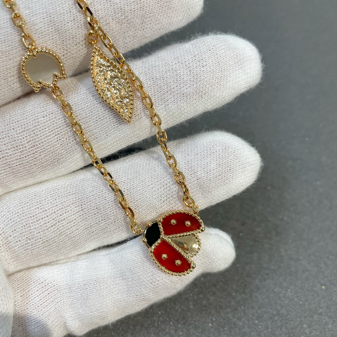 [Max Jewelry ]LUCKY SPRING 15 MOTIFS GOLD NECKLACE