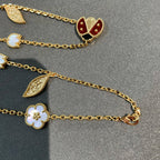 [Plus&Max]LUCKY SPRING 15 MOTIFS GOLD NECKLACE