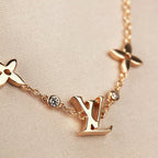 [Plus&Max]STAR AND SUN 7 MOTIFS GOLD BRACELET