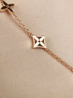 [Plus&Max]STAR AND SUN 7 MOTIFS GOLD BRACELET