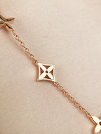 [Plus&Max]STAR AND SUN 7 MOTIFS GOLD BRACELET