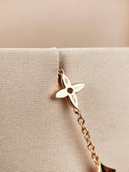 [Plus&Max]STAR AND SUN 7 MOTIFS GOLD BRACELET