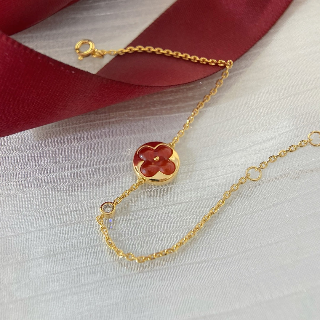 [Max Jewelry ]SUN PEDANT CARNELIAN BRACELET